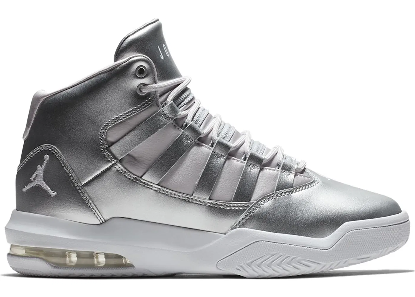Детские кроссовки Lifestyle Jordan Max Aura Silver Jordan, Silver/Vast Grey-White