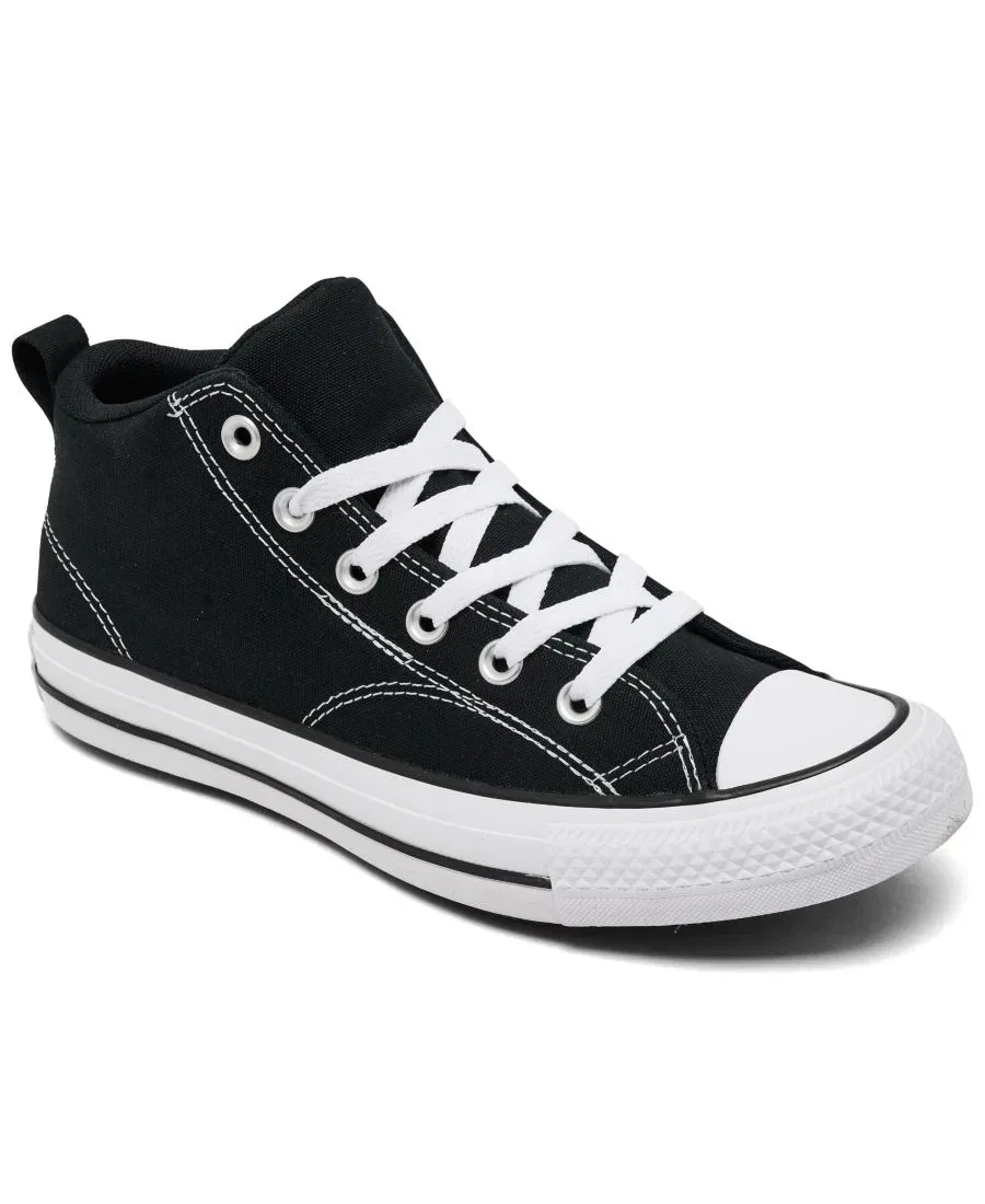 Детские кроссовки Chuck Taylor All Star Malden Street Casual от Finish Line Converse, белый/черный