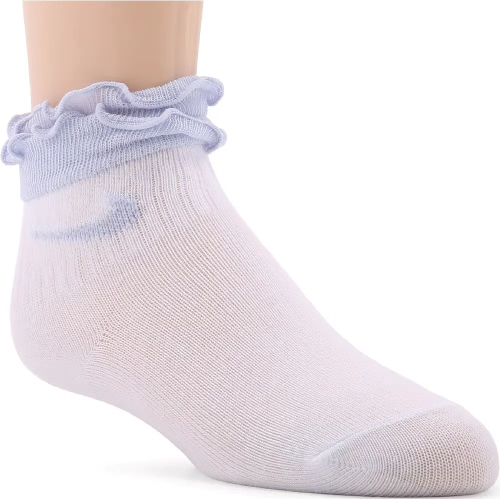 Детские носки до щиколотки с оборками набор из 6 пар Nike, White Assorted — фото 3