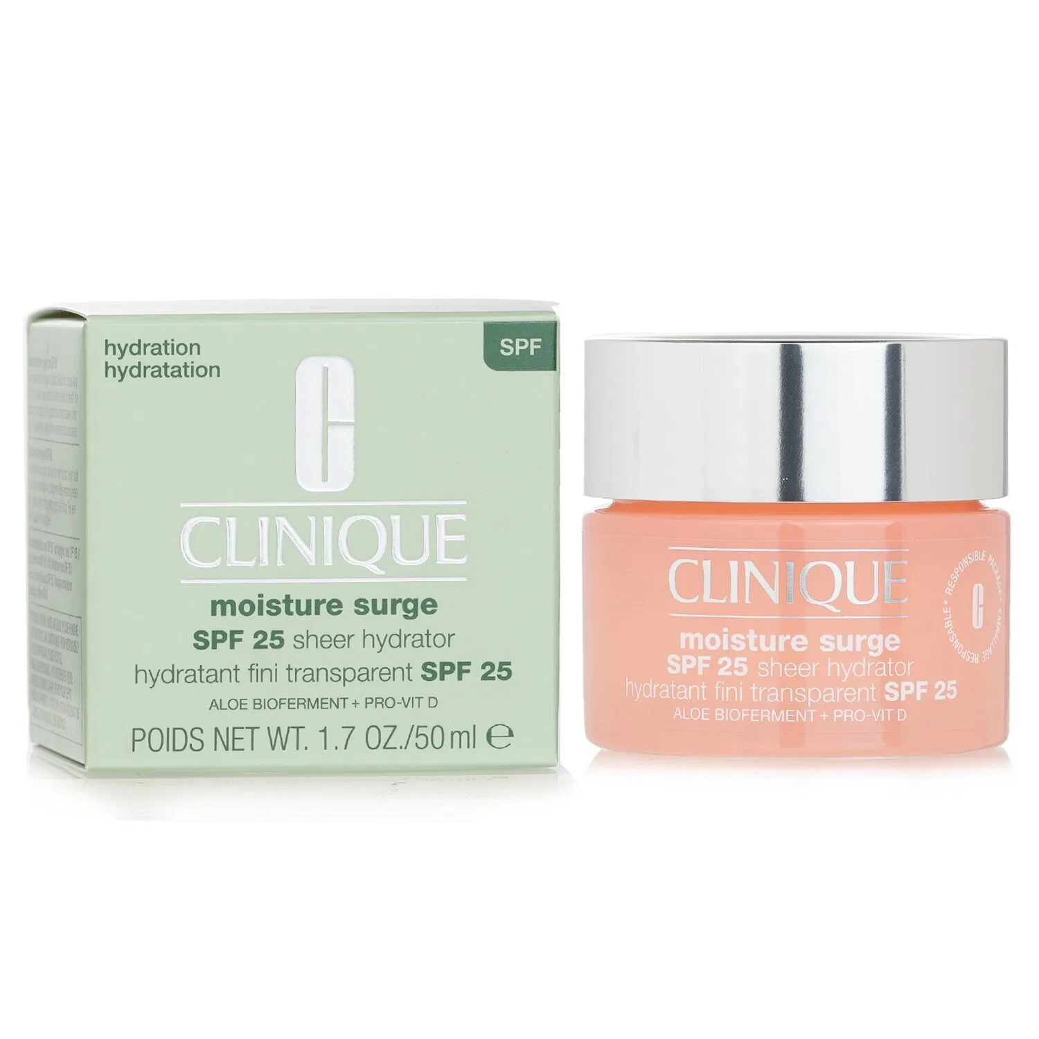 Увлажняющий крем для лица Moisture Surge Sheer Hydrator SPF 25 Clinique, 50 мл