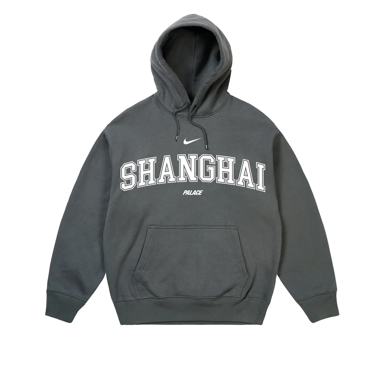 Детский худи с капюшоном серый X Nike PALACE, Gray