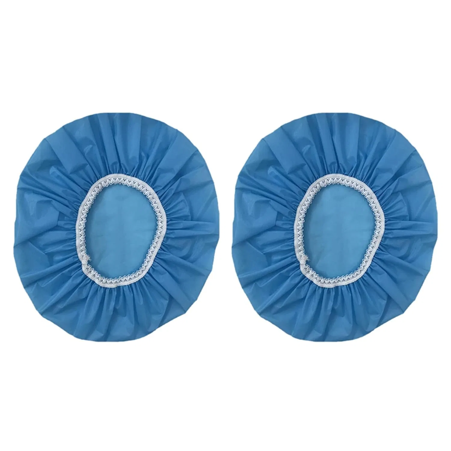 Шапочка для душа водонепроницаемая, эластичная, 2 шт, Sky Blue Janasiba
