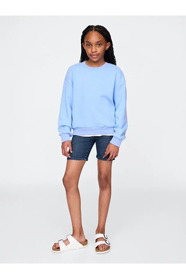 Детские шорты для девочек джинсовые Gap, Navy Blue-000