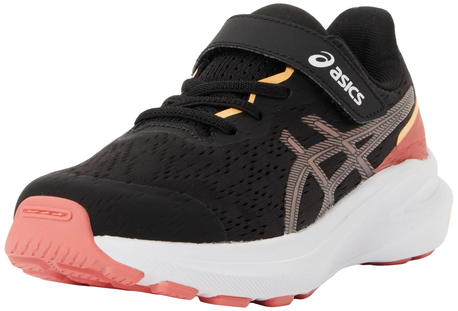 Детские кроссовки для мальчиков с амортизацией Gt-1000 13 Ps ASICS, Black Rubble Red