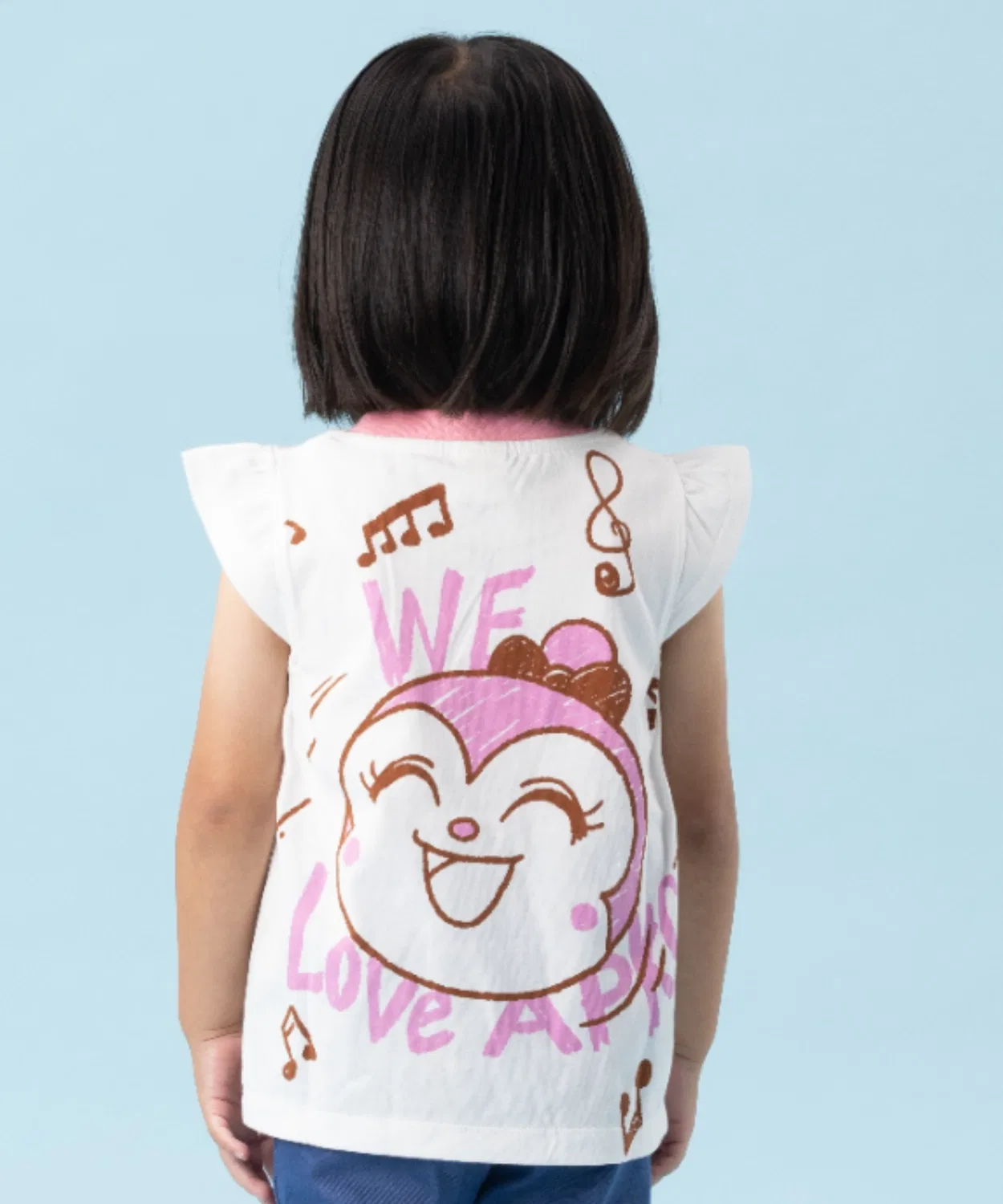 Детский топ без рукавов с принтом Докинян ANPANMAN KIDS COLLECTION, Off White — фото 2