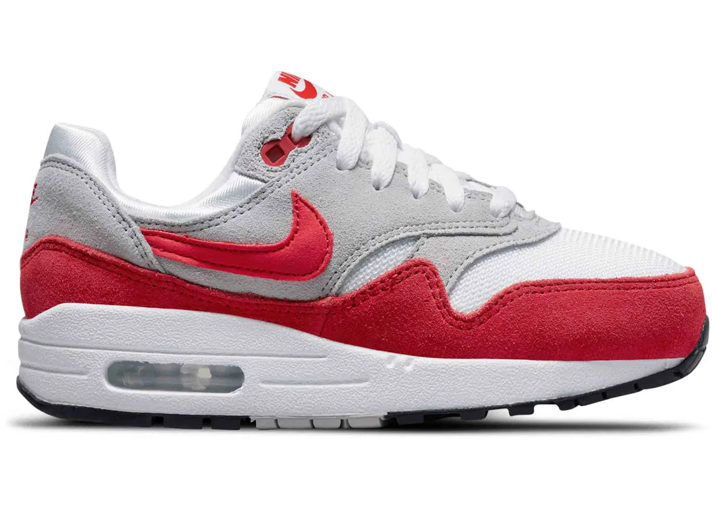 Детские кроссовки Lifestyle Nike Air Max 1, White/Challenge Red-Neutral Grey-Black