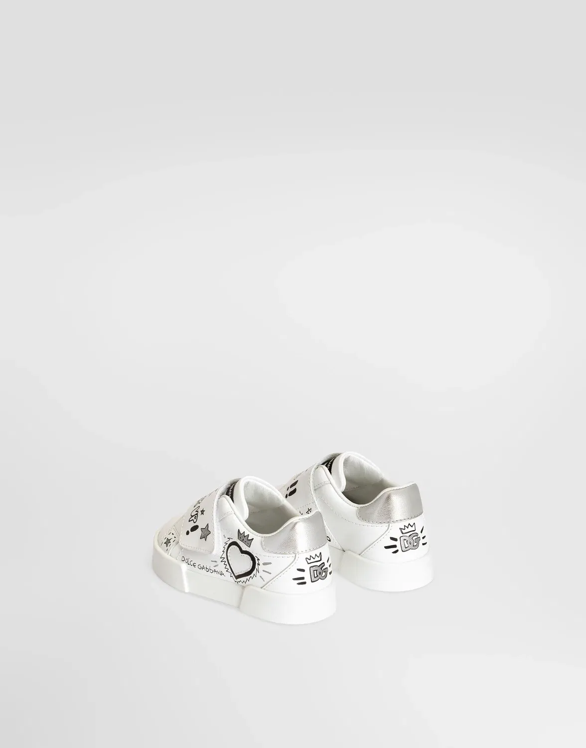 Кроссовки Portofino Light из телячьей кожи Dolce & Gabbana, бежевый — фото 3