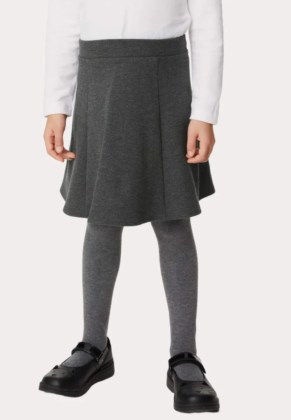 Комплект из 2 школьных плиссированных юбок Marks & Spencer, Grey — фото 2
