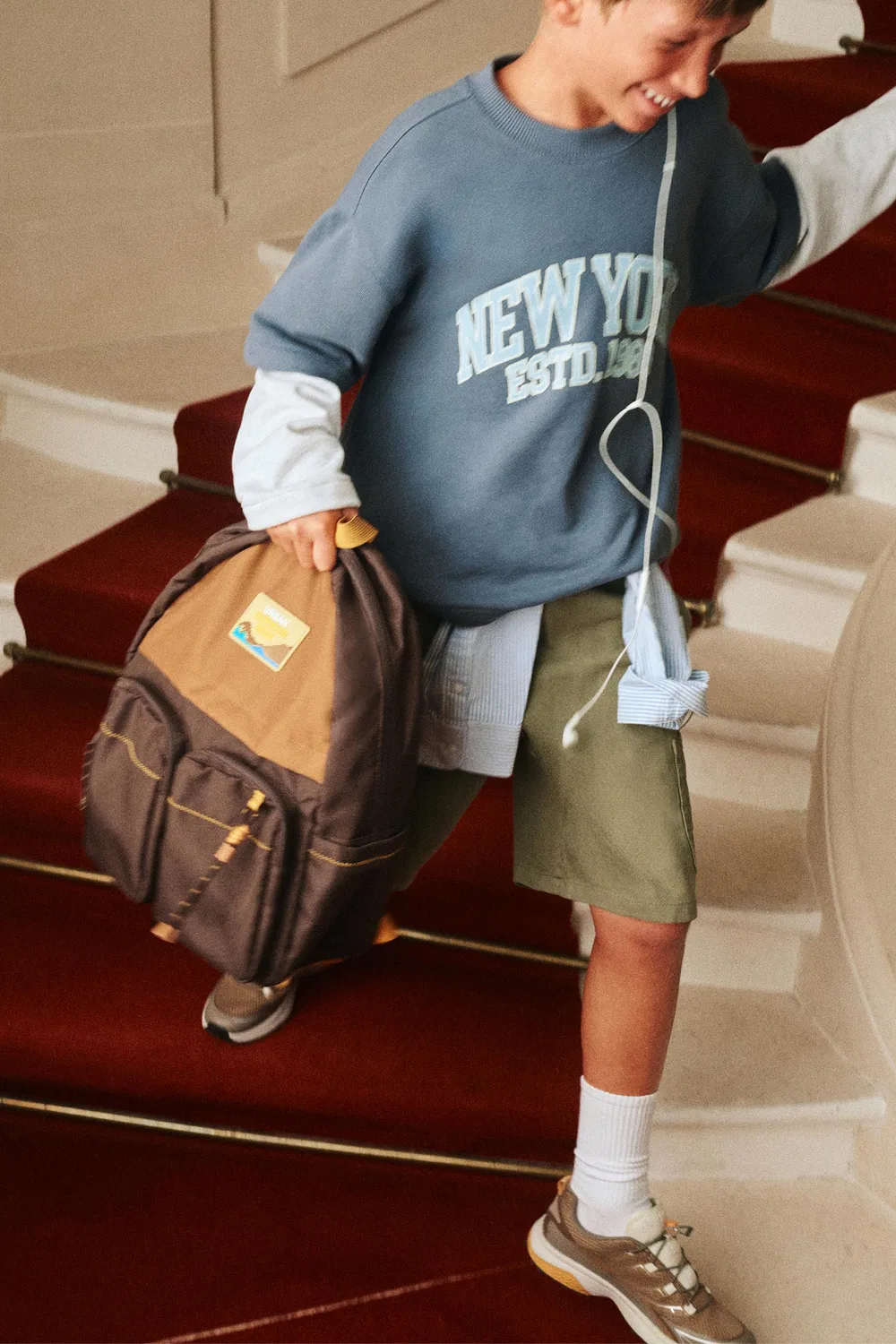 Кроссовки TECHNICAL ZARA, Brown