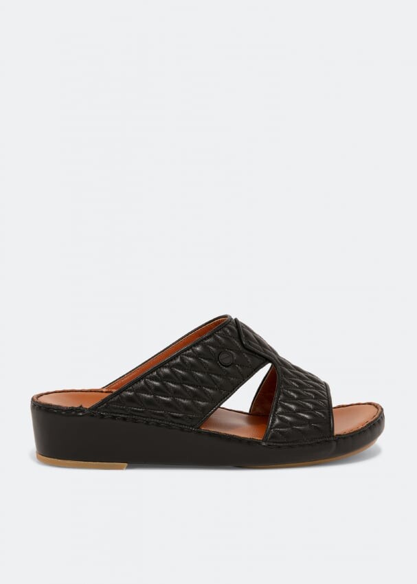 

Сандалии PRIVATE COLLECTION Peninsula matelasse sandals, черный