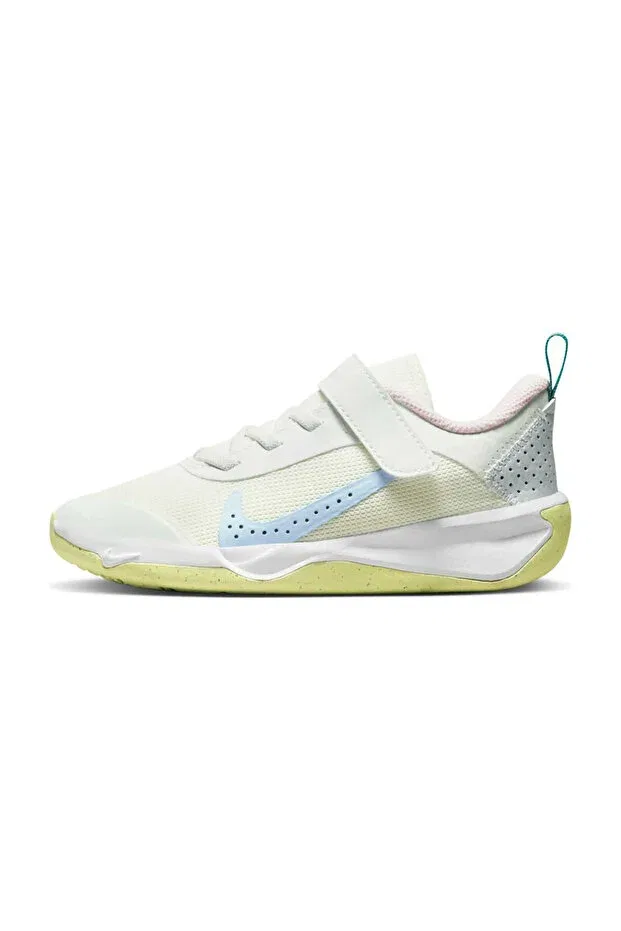 Детские кроссовки для девочек с липучкой Omni multi-court (ps) Nike, White — фото 3