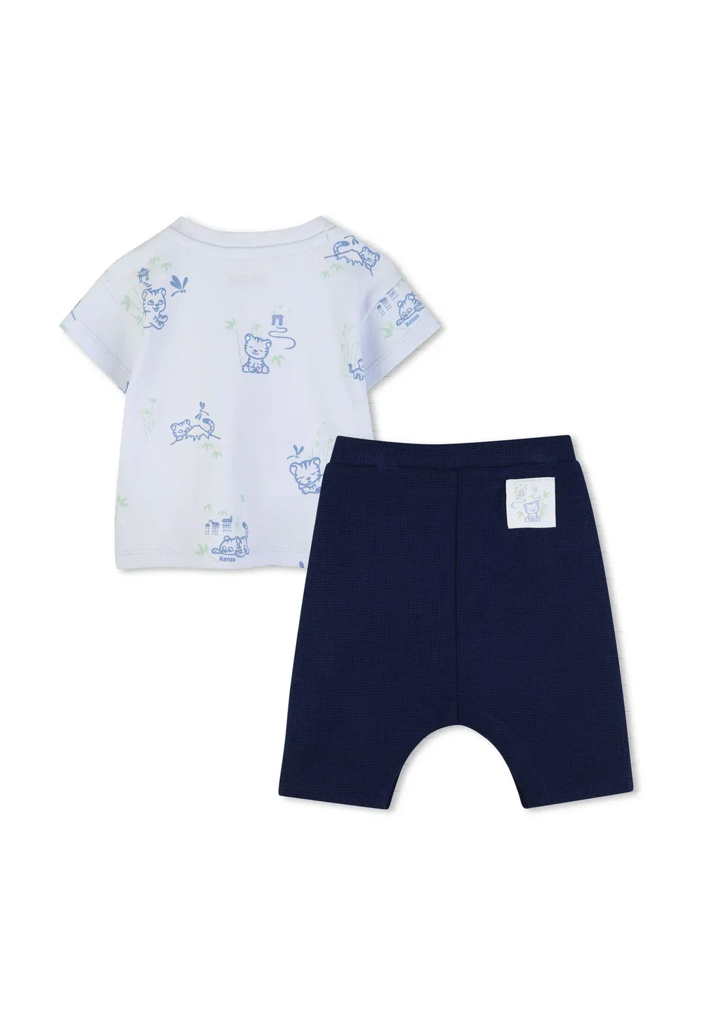 Ensemble t-shirt et pantalon - спортивные штаны Kenzo Kids, Medieval Blue — фото 2