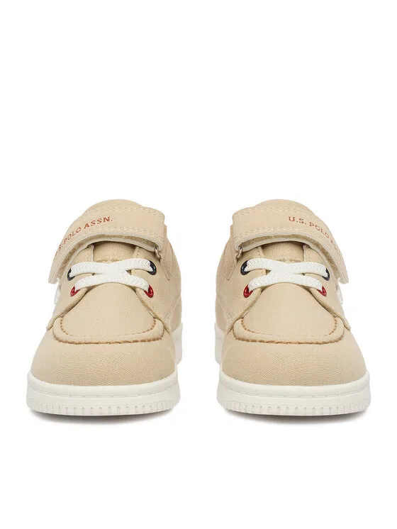 Полуботинки U.S. Polo Assn., бежевый — фото 4