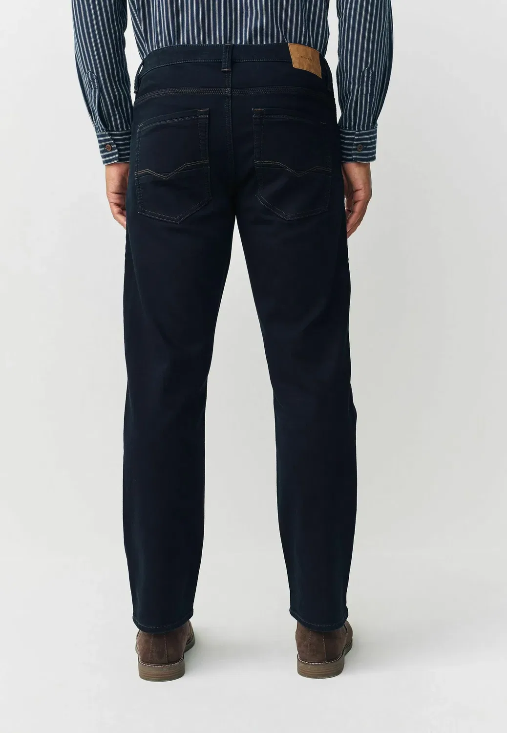 Джинсы прямого кроя, эластичные, комфортные Next, Blue Indigo Rinse — фото 3