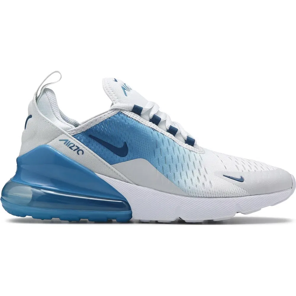 Детские кроссовки Air Max 270 Nike, White/Blue — фото 2