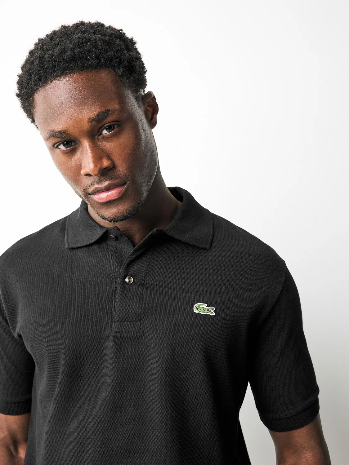 Поло Lacoste L.12.12 Black Chrome — фото 4