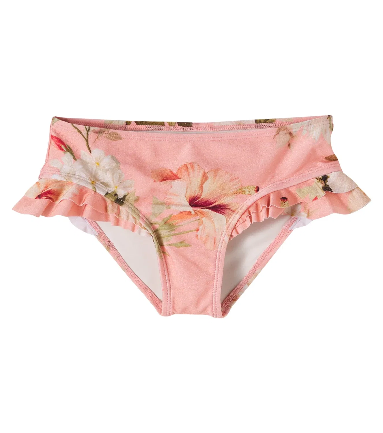 Плавки бикини с рюшами Zimmermann Kids, розовый