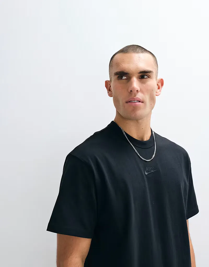 Футболка Nike Premium Essentials оверсайз, черный — фото 3
