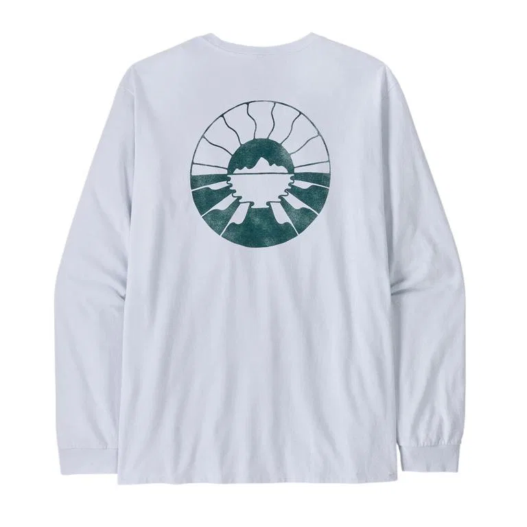Мужская футболка с принтом Forgotten Island Pocket Patagonia, White