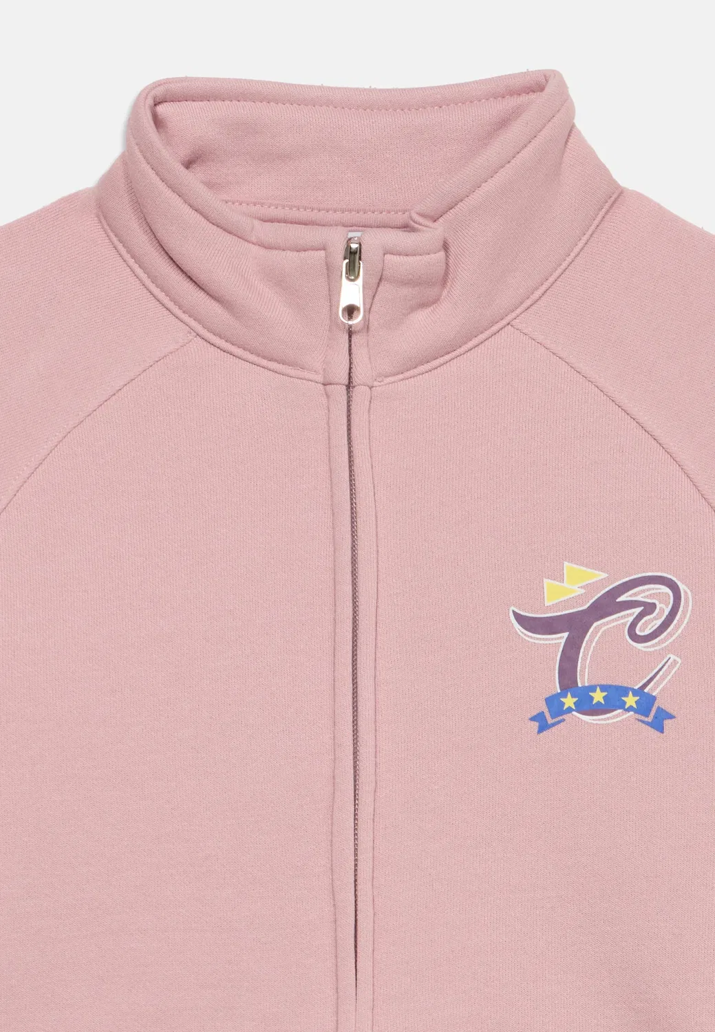 Стандартный крой - толстовка на молнии Champion, Light Pink — фото 4