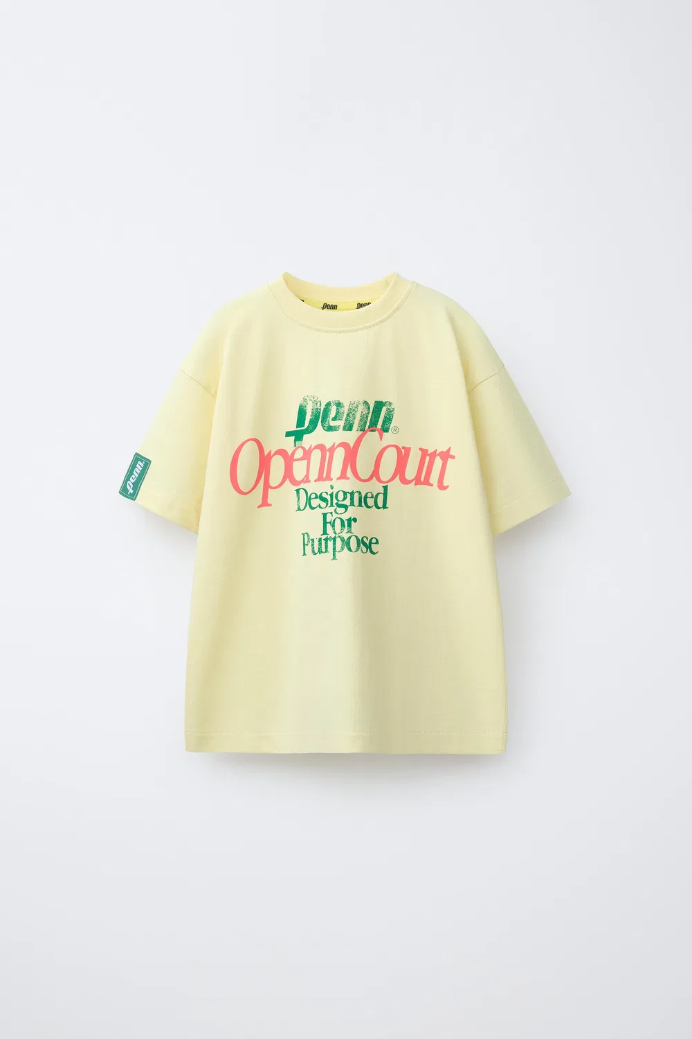 Футболка с принтом PENN ZARA, Yellow