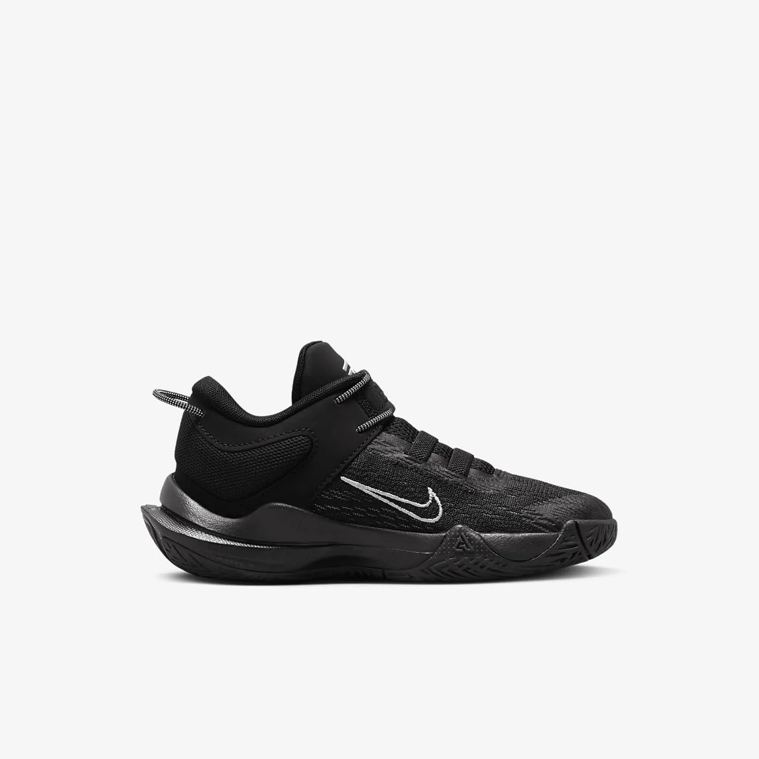 Мужские кроссовки Nike, три четверти высоты, серый белый — фото 2