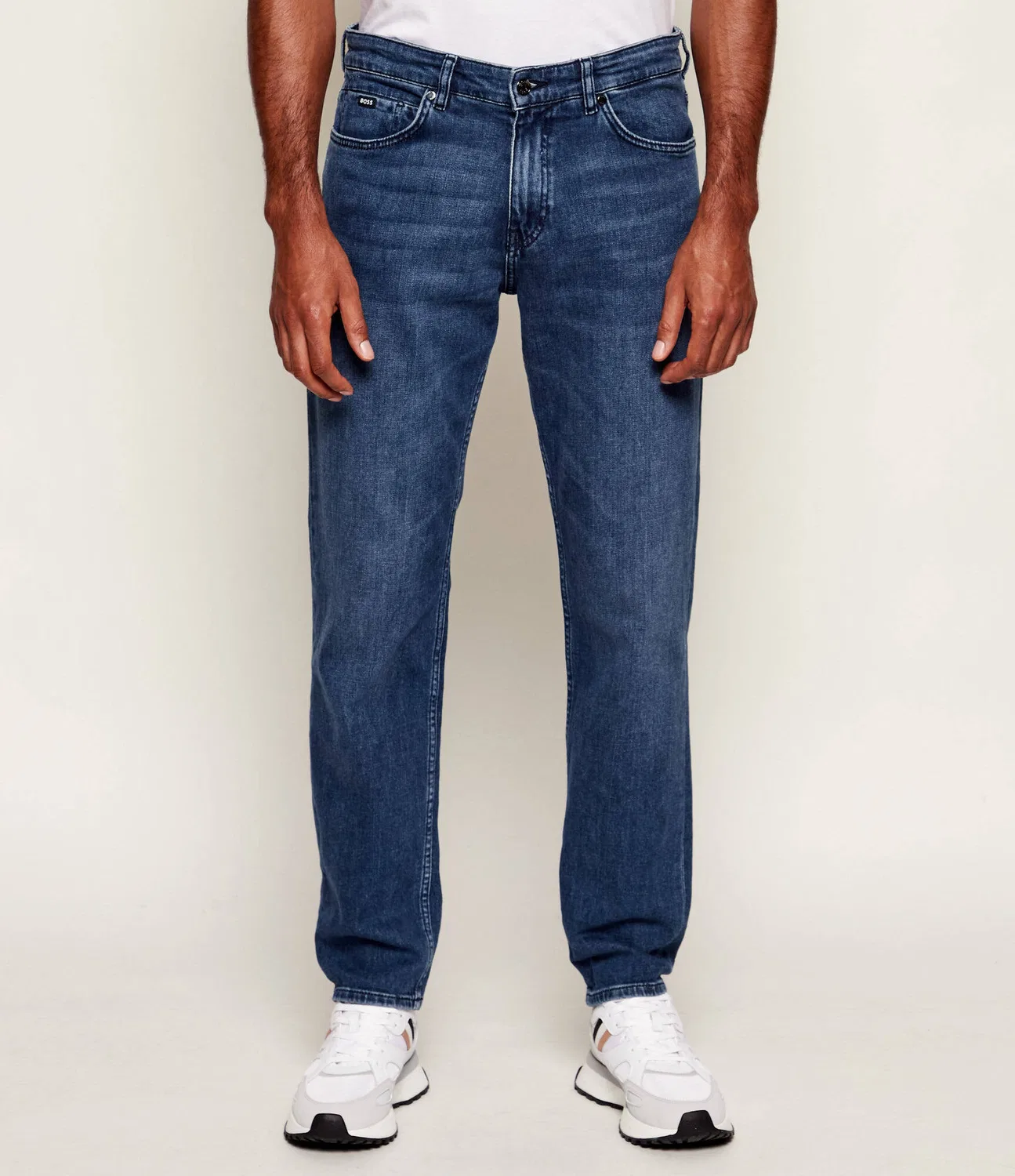 Джинсы Regular Fit Re.Maine Boss, темно-синий — фото 3