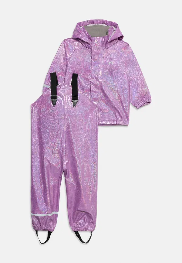 Дождевой комплект водонепроницаемый Nmfdr rain glitter set Name It, Iris Orchid — фото 3