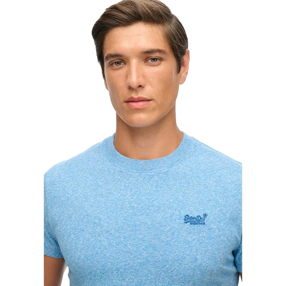 Футболка с вышивкой Vintage Logo Superdry, синий — фото 3