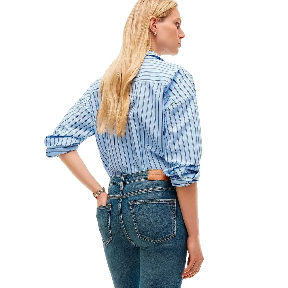 Женские джинсы-клеш с завышенной талией Tommy hilfiger, Blue — фото 3