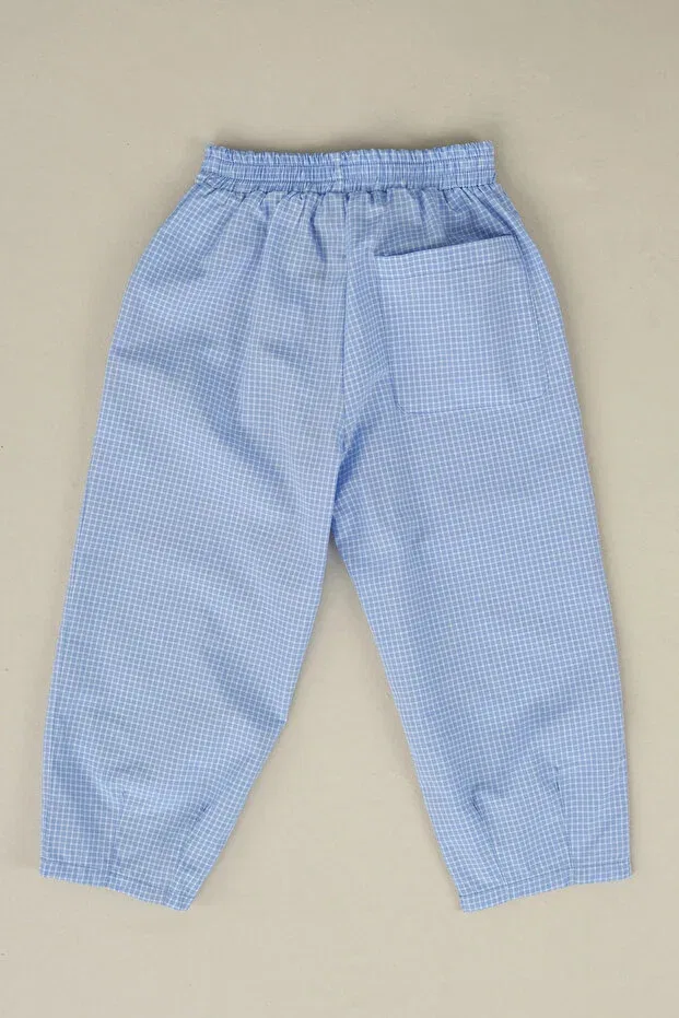 Детские брюки для девочек хлопковые Mioma Kids, Blue — фото 2