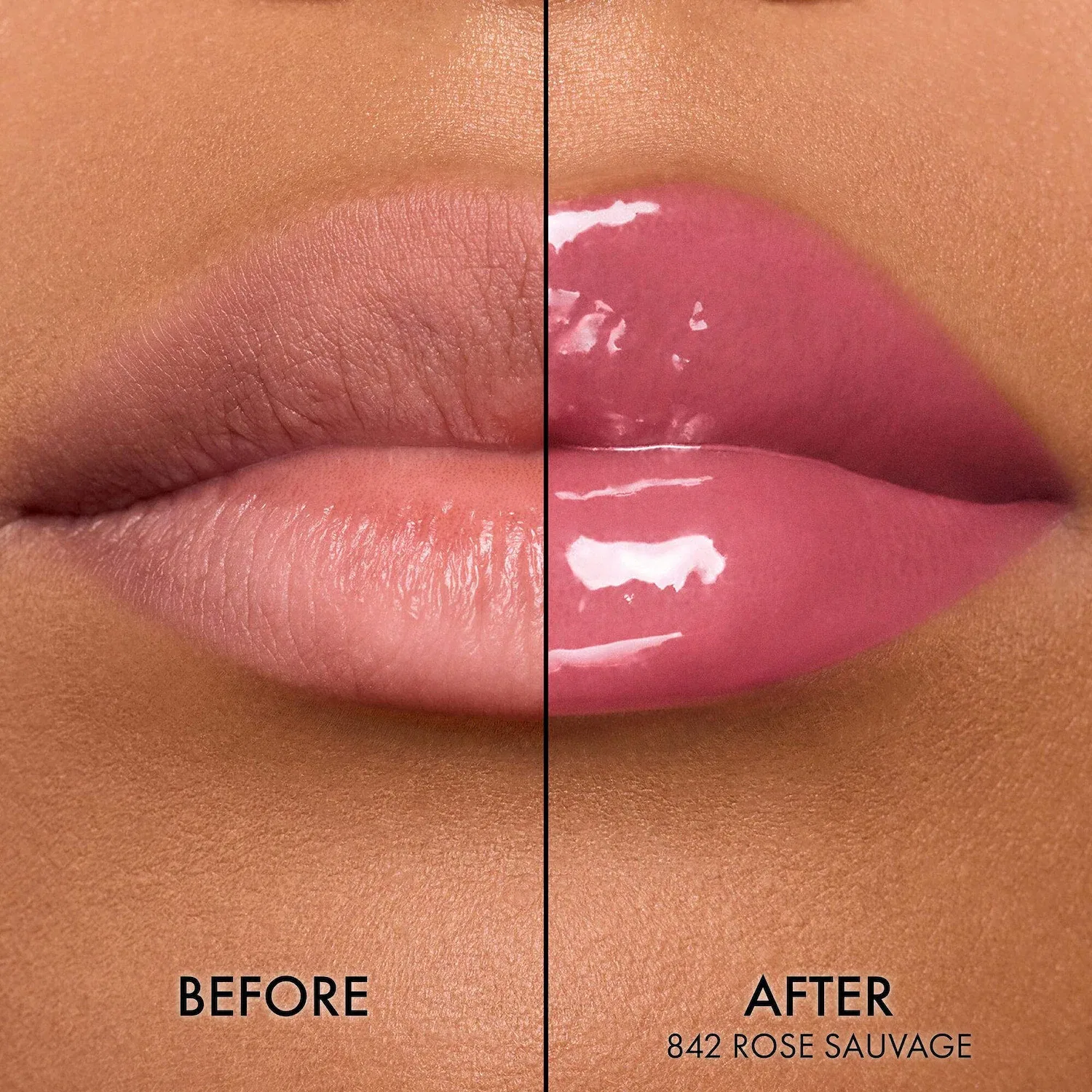 Губная помада-стик 2,7 г с эффектом блеска Dior Addict Glass Lipstick, Rose Sauvage — фото 4