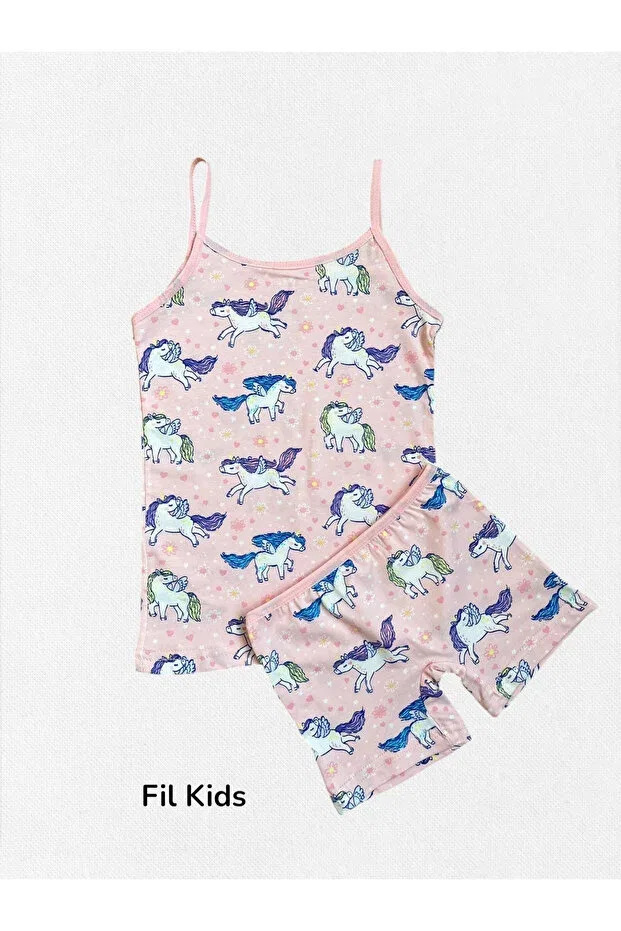 Детское для девочек хлопковое комплект нижнего белья Elmas Kids, Light Pink