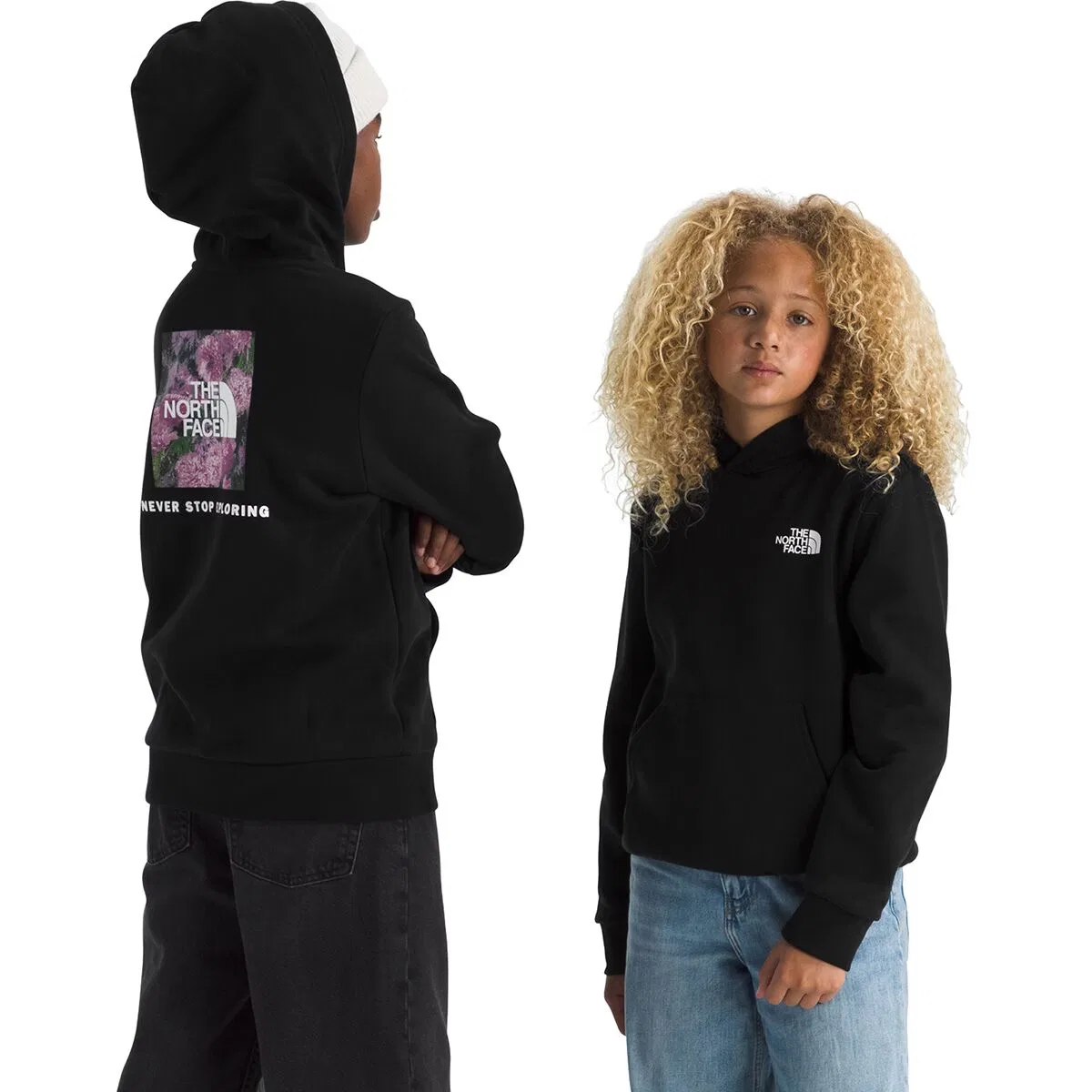 Детский свитшот-худи с принтом Evolution Box NSE Pullover The North Face, Tnf Black