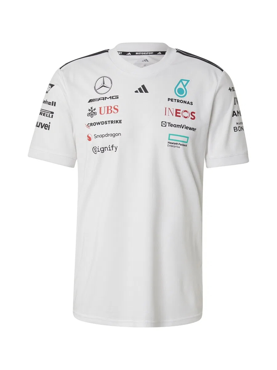 Спортивная футболка ADIDAS PERFORMANCE Performance Shirt 'Mercedes - AMG Petronas Formula One Team' белого цвета