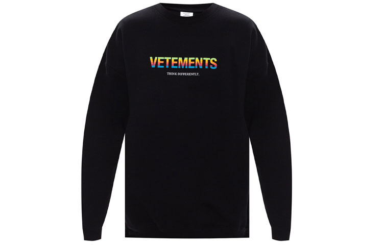 

Толстовка мужская черная Vetements, черный