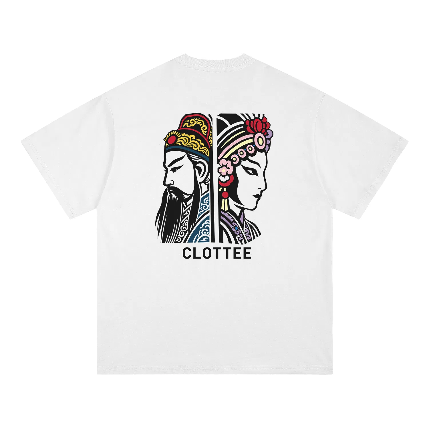 Детская футболка с круглым вырезом, средняя посадка, Unisex Crew Neck Moderate, CLOT, черный — фото 3