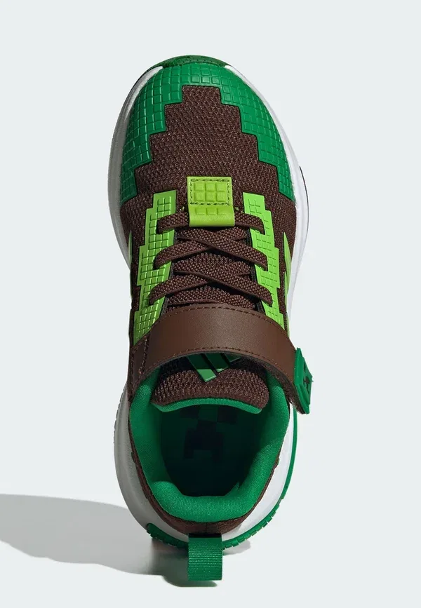 Детские туфельки Adidas Sportswear, белый/зеленый/коричневый — фото 3