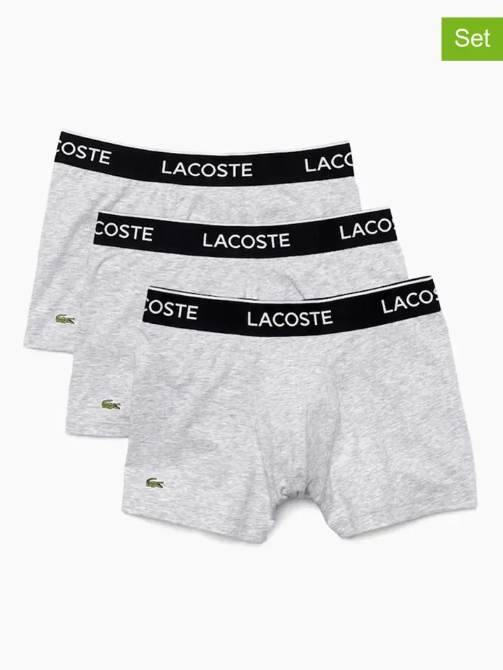 Мужские боксеры 3er-Set Lacoste, Hellgrau