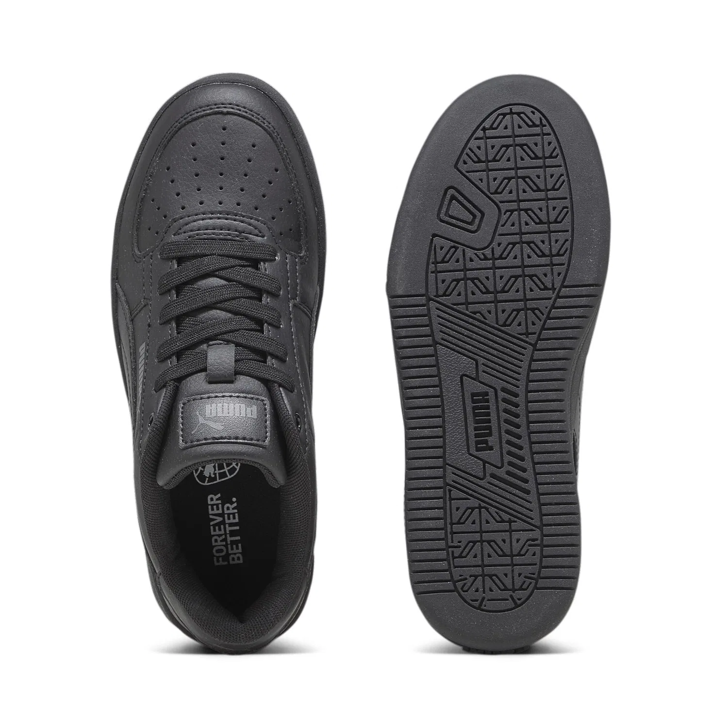 Детские кроссовки для мальчиков с логотипом Caven Jr PUMA PUMA Black Cool Dark Gray V2 — фото 4