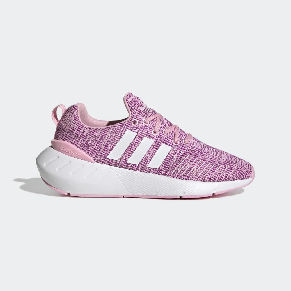 Детские кроссовки для мальчиков с закрытым носком Swift Run 22 Adidas, Real Pink White Hot Pink — фото 3