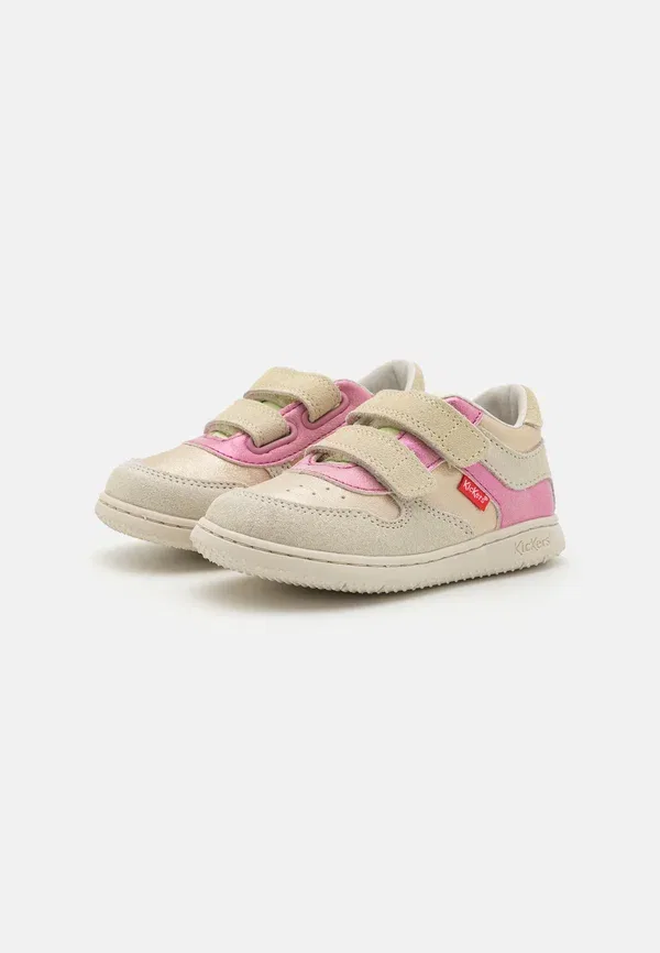 Детские кроссовки Kickers, розовый/бежевый — фото 2