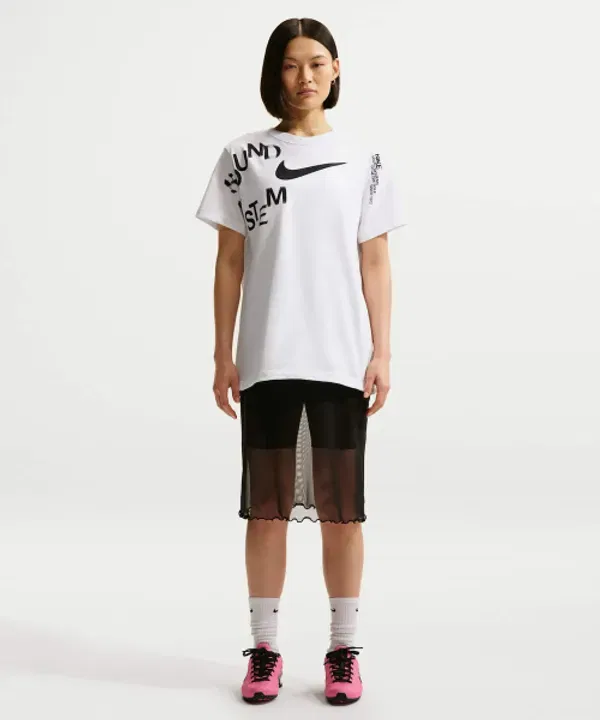 Футболка оверсайз классическая Nike, белый — фото 4