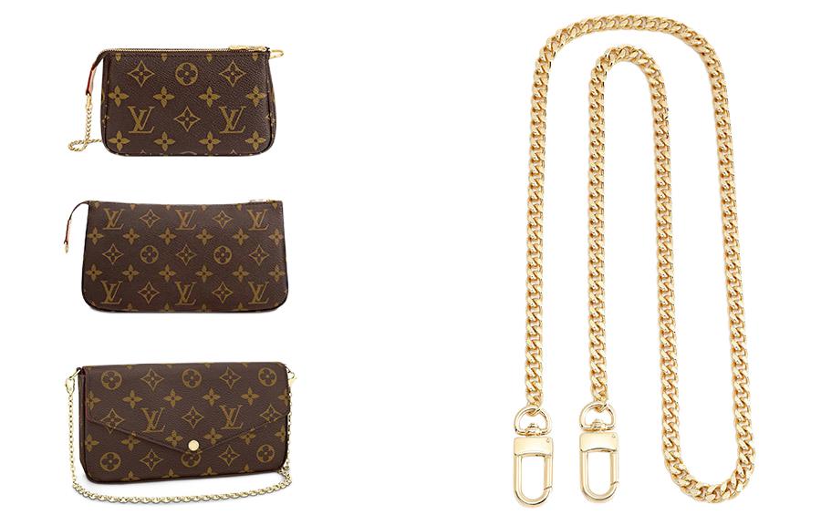 

Металлический ремешок для сумки Женский Золотой Роскошь Уход Мастерская, Золотая Медная Цепочка [Стиль 4]