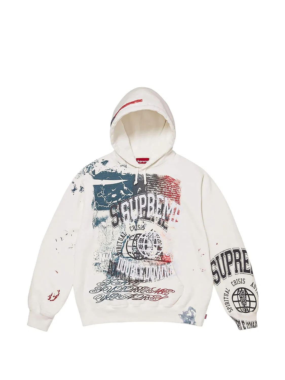 Худи Overprint Supreme, нейтральные цвета