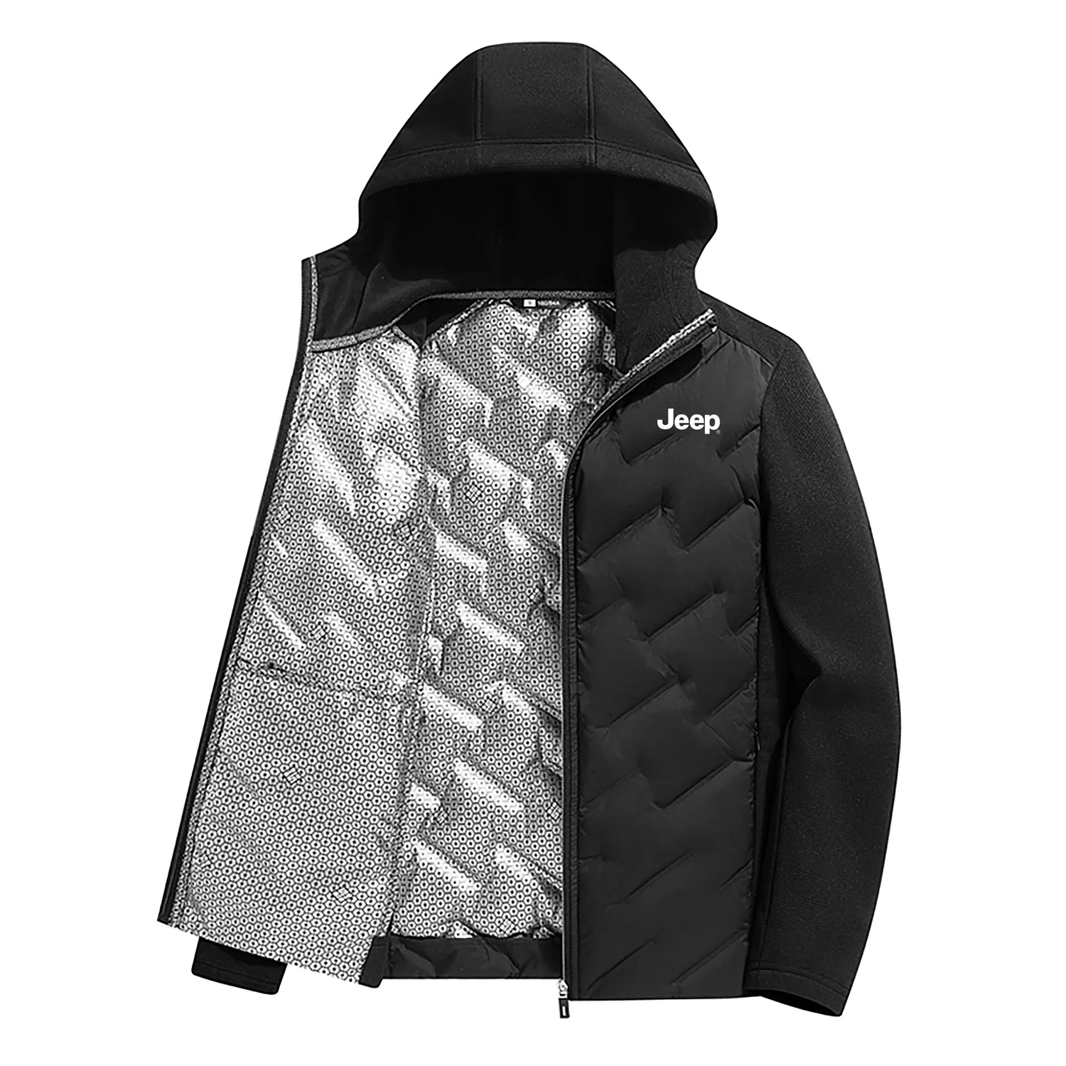 Детский пуховик с капюшоном Jeep, Black
