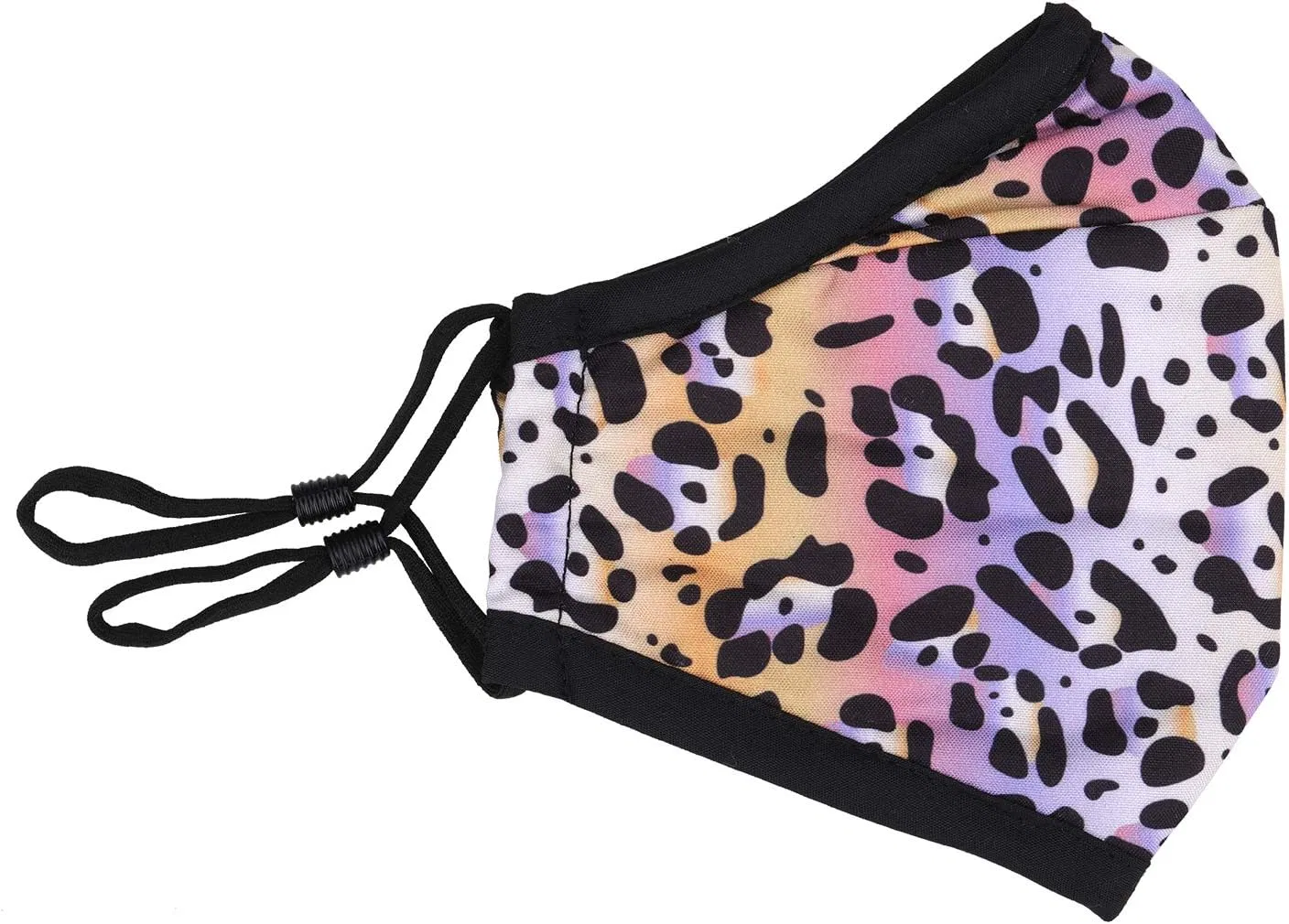 Многоразовая маска из хлопка, 3 слоя, Trimming Shop, 4 шт, Mix Colour Leopard Print