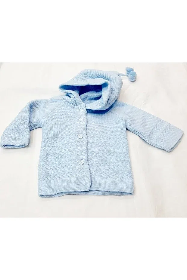 Детский кардиган для девочек трикотажный Sundan Berkay, Blue — фото 2