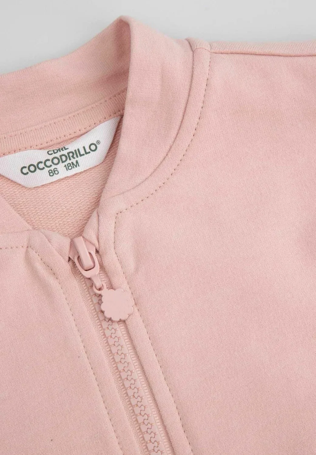 Bluza - толстовка на молнии Coccodrillo, Light Pink — фото 3
