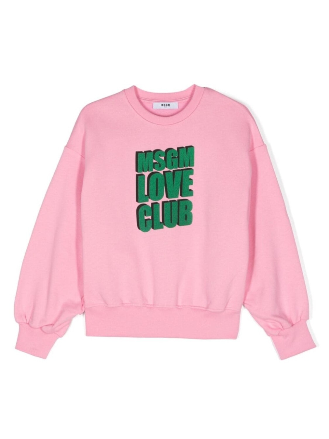 

MSGM Kids толстовка с логотипом, розовый